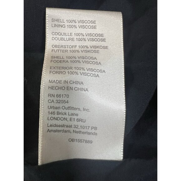 Free People Women's Florence Tie Floral Mini Dress Size Small Boat Neck - Picture 14 of 14